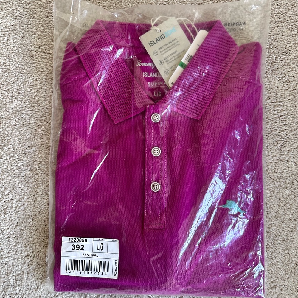 Tommy Bahama Men’s Pink Polo Shirt